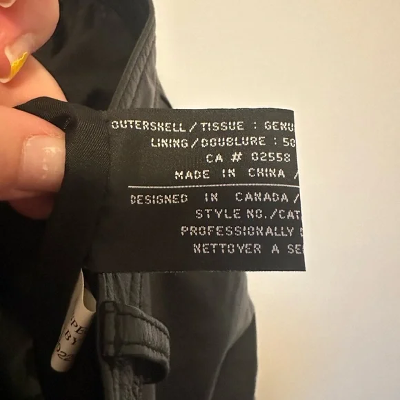 Vintage Danier Black Leather Pants Moto Bikercore Straight Leg 34” High Rise - Picture 14 of 15